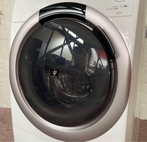 【最安】展示品?2025年15万購入SHARPドラム式洗濯機　最新ES-S7K 配達無料