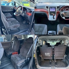 【ワンオーナー車】トヨタ ヴェルファイア プラチナセレクション 2400cc 走行81,000Km 車検長期 令和9年2月 新車ワンオーナー ダブルサンルーフ 特別仕様車 人気のブラック コーティング施工済 各種ローンOK 保証もつけることができます！の画像
