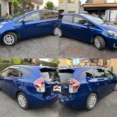 【人気のHV車】トヨタ プリウスα 1.8G プリウスアルファ ZVW40 走行距離94,000Km車検 令和8年3月 高年式 平成31年 希少7人乗り ドラレコ ETC ナビ ローンOK 保証もつけることができます！の画像