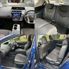 【人気のHV車】トヨタ プリウスα 1.8G プリウスアルファ ZVW40 走行距離94,000Km車検 令和8年3月 高年式 平成31年 希少7人乗り ドラレコ ETC ナビ ローンOK 保証もつけることができます！の画像