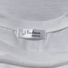 Hudson honey 半袖Tシャツ ホワイトの画像