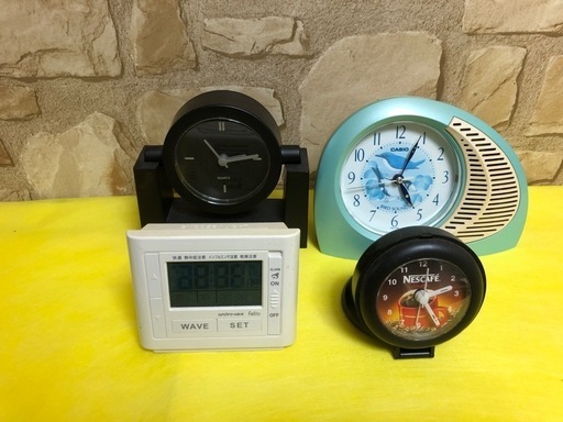 置時計 目覚まし時計☆4個まとめて (kaka) 上新庄のその他の中古