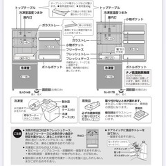 【取引交渉中】SHARP 2ドア冷蔵庫 SJ-D14B-B ブラック系（137L）の画像