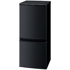 【取引交渉中】SHARP 2ドア冷蔵庫 SJ-D14B-B ブラック系（137L）の画像