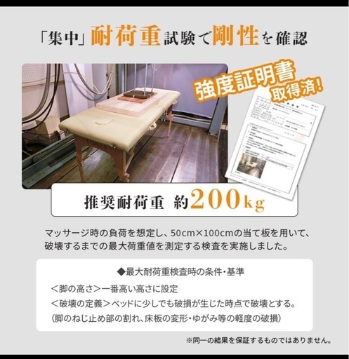 【新品未使用】マッサージベッド 折りたたみ 軽量 施術用 ベッド フェイシャルエステ エステ マッサージ台 施術 施術台 整体 ポータブル 木製 コンパクト 有孔 持ち運び サロン