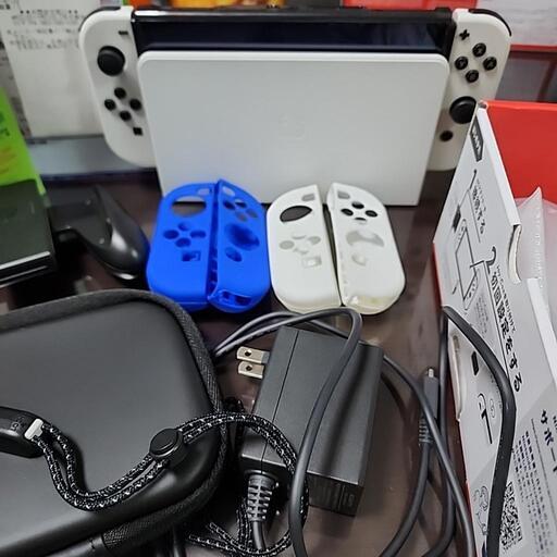 美品Nintendo Switch 有機EL ホワイト保証期間・ケース