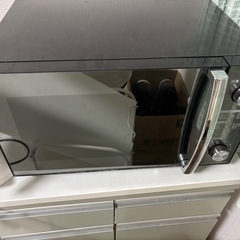 電子レンジ、ガスコンロセット