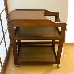 キッチンワゴン木製 (木下) 豊中の収納家具《食器棚、キッチン