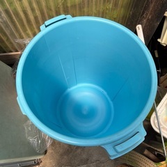45ℓ丸型ペール・ブルーの画像
