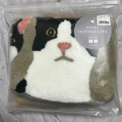 新品未使用　猫柄　トイレマットの画像