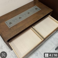 ディズニー　ミッキー　ローテーブル　ベルメゾンの画像
