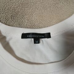 ♠　AQUANISTORY　MIRANDA DE DUBERO　白 Tシャツ　サイズM　バスト７９～８７　身長１５４～１６２　　レディースの画像