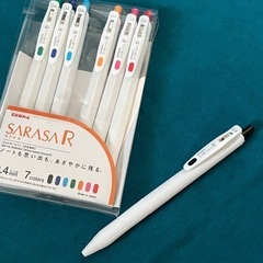 ZEBRA SARASA R 0.4mm 7色セット ジェルボールペンの画像