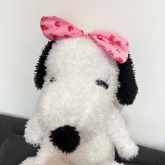 スヌーピー  ベル　ぬいぐるみ　特大の画像