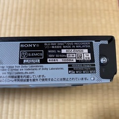 SONY Blu-rayディスクレコーダー
の画像