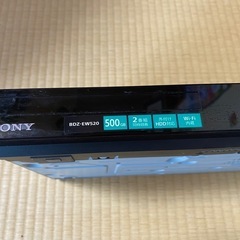 SONY Blu-rayディスクレコーダー
の画像