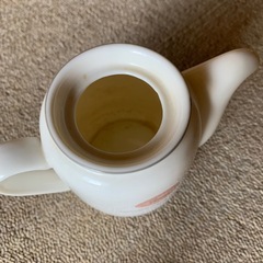 レトロなミスドのティーポットの画像
