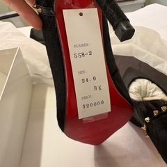 黒ハイヒール　新品未使用の画像