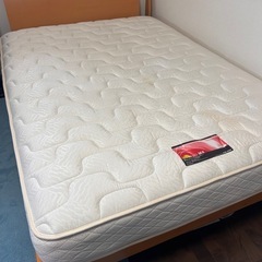ダブルベッド　マットレスセット