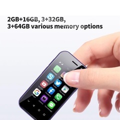 SOYES XS14 PRO 4G対応 SIMフリー 超小型 3インチミニスマホの画像