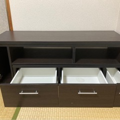伸縮テレビ台　収納付きテレビボード
（直接引き取りの方限定）　の画像