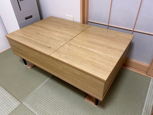 ニトリ　センターテーブル(リフティ3CN MBR) 昇降テーブル ニトリ 九州・沖縄専用商品 センターテーブル(リフティ3CN MBR