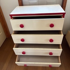 整理タンス　昭和レトロの画像