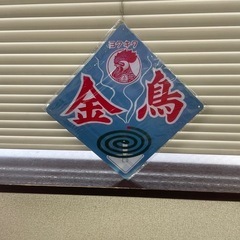 金鳥 蚊取り線香 四角ブリキ看板 レトロ 看板 新品 アンティーク 壁掛けの画像