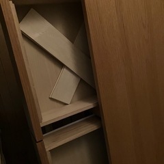 取引中！　無印良品　木製チェスト４段　の画像