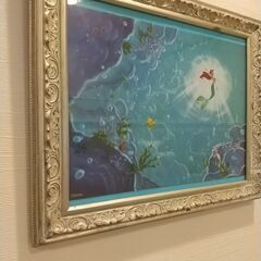 額縁 レトロ ディズニー 鏡の画像