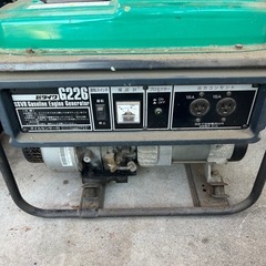 発電機　新ダイワＧ226の画像