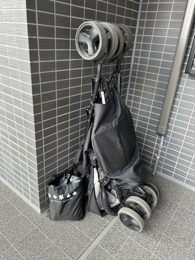 2人乗り　
ベビーカー　折りたたみ　日除け　雨カバー