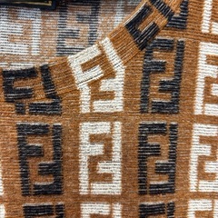 FENDI フェンディ ズッカ柄 ニット ワンピース ノースリーブ ヴィンテージの画像