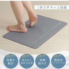 ソフトタイプの 珪藻土バスマットの画像