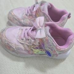 女の子18㌢🎀スニーカーの画像