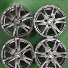 M*S様 Excender 14インチ ホイール 中古品（美品） 中古アルミホイール 4本セット 14×5.5J +50 4穴 PCD100 14インチ