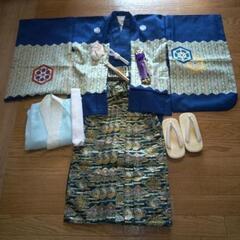 美品【七五三5歳男の子】羽織袴セットの画像