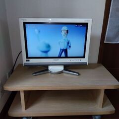 テレビ(テレビ台付き)の画像