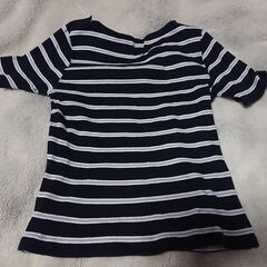 ♠　GU ストライプ 半袖Tシャツ　サイズXL　レディースの画像