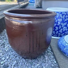 値下げしました　睡蓮鉢♪３個　お庭にベランダや玄関前などなどの画像