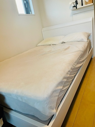 NITORI セミダブルベッドフレーム&マットレス 枕 毛布セット NITORI セミダブルベッドフレーム&マットレス 枕 毛布セット