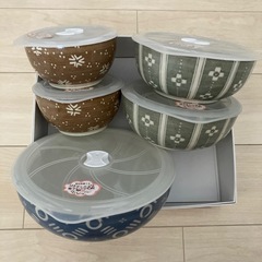 保存容器　陶器タッパーの画像