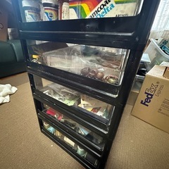  裁縫道具　まとめて　工具 針 糸 リボン 紐 大量 裁縫キット ハンドメイド 材料  ケースごと全部の画像