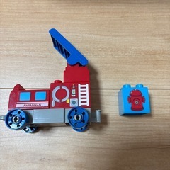 パトカーと消防車ブロックバケツ＆ピタリコの画像