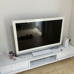 白い液晶テレビ46インチ SONY BRAVIA