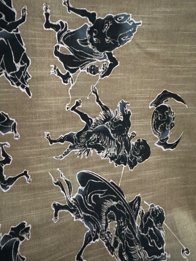 期間限定 浴衣反物　百鬼夜行