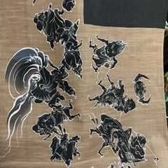 期間限定 浴衣反物　百鬼夜行の画像