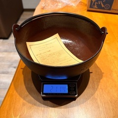新品未使用 トキワ やまがなべ いろり鍋 21cm 鉄製の画像