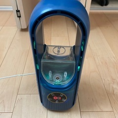羽根なしミスト扇風機　タワークーラーBL　ブルー　卓上　コンパクトの画像