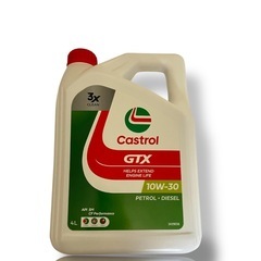 ⑥ネット最安値！有名オイル 大人気カストロオイル！新品、未使用、未開封！Castrol GTX 10W-30 エンジンオイル 4Lの画像